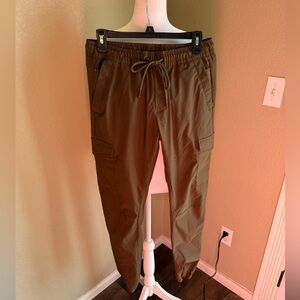 Stone falcon Men's Brown Cargo jogger Pants